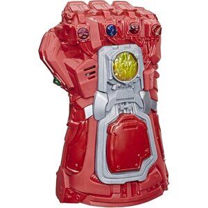 🆕 Kids Endgame Red Infinity Gauntlet Electronic Fist Lights Sounds Roleplay Toy